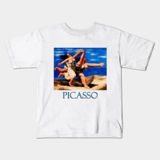 Two Women Running on the Beach (1922) by Pablo Picasso Kids T-Shirt